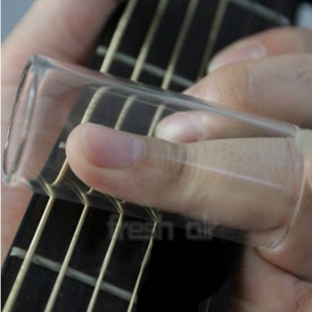 E Gitarre Klare Plexiglas Finger Knuckle String Slide