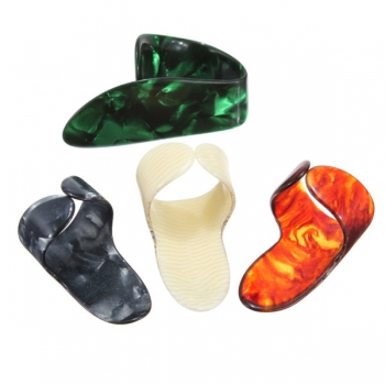 Gitarrenplastiknagel pickt Plektron plecs fingerpicks Daumen mit dem Finger auf