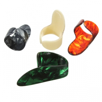 Gitarrenplastiknagel pickt Plektron plecs fingerpicks Daumen mit dem Finger auf