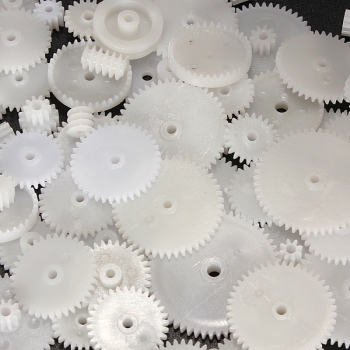 Ausrüstungs Paket 58 Styles Plastikzahnräder Modul 0.5 Teile zum Selbsteinbau