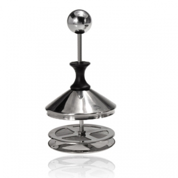 Edelstahlpumpe Milchschäumer Creamer Foam Cappuccino 400ML Coffee Doppelnetz Schaum 