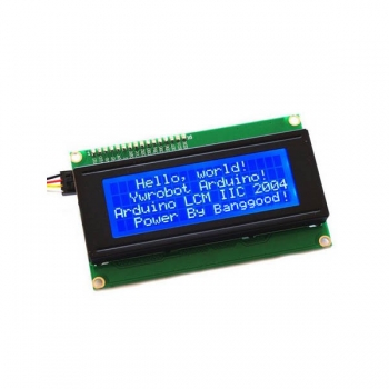 Geekcreit® IIC I2C 2004 204 20 x 4 Zeichen LCD Anzeigemodul Blau Für Arduino