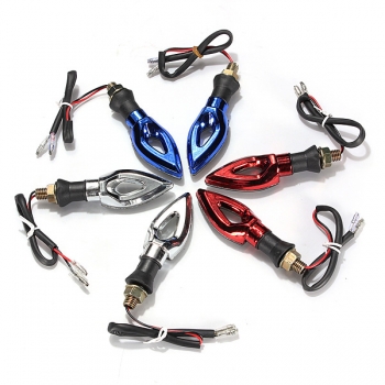 2x universales Motorrad 12 LED s dreht leichte Anzeigelampe 12v