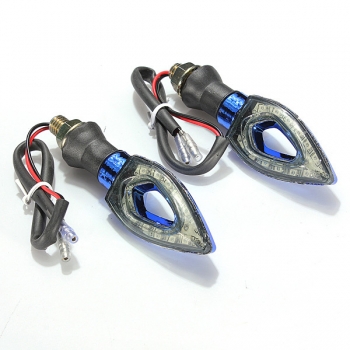 2x universales Motorrad 12 LED s dreht leichte Anzeigelampe 12v