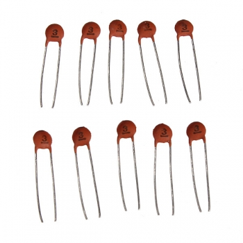 1 pF - 500pcs 100nF 50 Wert 50V Ceramic Disc Capacitor Assortment Kit