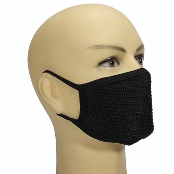 Schwarze Mund Gesichtsmaske Gesundheit Radfahren Antistaub Gesichtsmaske Unisex