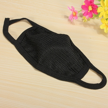 Schwarze Mund Gesichtsmaske Gesundheit Radfahren Antistaub Gesichtsmaske Unisex