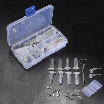 Brillen Sonnenbrille Glas Gewindemutter Nose Pad Set Repair Tool Kit