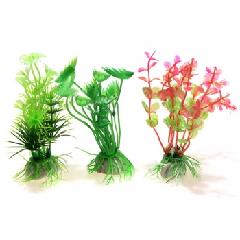 10 X Plastic Künstliche Aquarium Ornament Pflanze Aquarium Dekoration