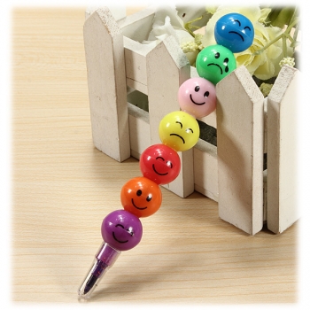 Tauschen Sie Tippwachsfarbstift färben stationären Füller 7 Farbenbleistift