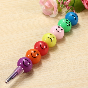 Tauschen Sie Tippwachsfarbstift färben stationären Füller 7 Farbenbleistift