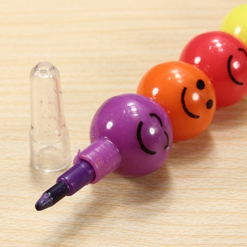 Tauschen Sie Tippwachsfarbstift färben stationären Füller 7 Farbenbleistift