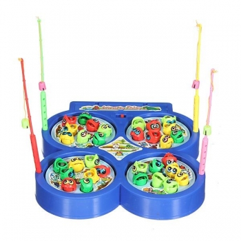 Kind Kind pädagogisches Spielzeug Elektro rotierenden magnetischen Angeln Spielzeug