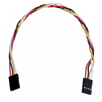 5pcs 4 Pin 20cm 2.54mm Jumper Kabel DuPont Draht für Arduino weiblich zu weiblich
