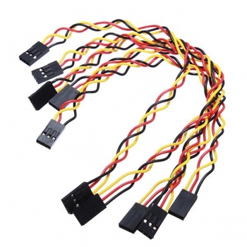 5pcs 3 Pin 20cm 2.54mm Jumper Kabel DuPont Draht für Arduino weiblich zu weiblich