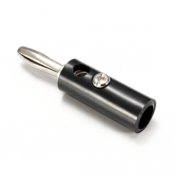 4pcs Eisen Pin Bananenstecker Speaker Schraube Leitungs Kabel Steckverbinder, 4 mm