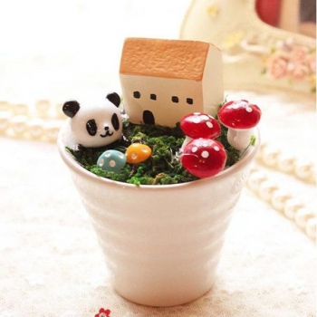 Künstliche Getrocknete Rentierflechte Flowers Basket Garland Decor