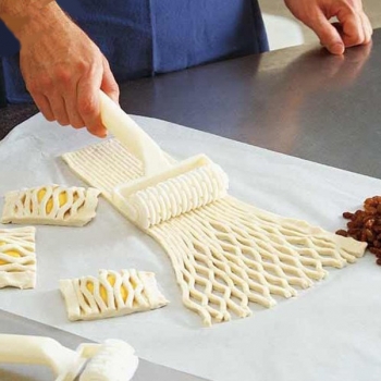 Teig Brot Plätzchen Pie Kuchen Scherblock Lattice Ausstechform Roller
