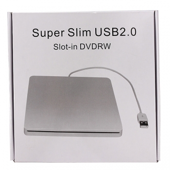 Externe USB-Slot-in DVD-RW-Gehäuse Caddy für 9.5 / 12.7 mm SATA-Laufwerk