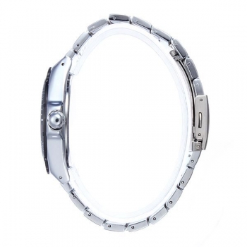 CURREN 8110 Silber Schwarz Datum Sport Edelstahl Armband Männer Armbanduhr