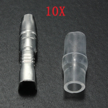 10x 3.9mm Male Einschuss Terminal Anschluss Isolator für Motorrad Auto