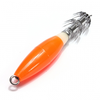 ZANLURE Leuchtkalmar Haken Noctilucent Tintenfisch-Tintenfisch-Hülsen-Köder-Haken-Köder