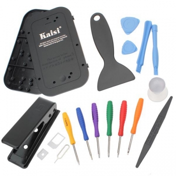 Kaisi 15 in 1 Reparatur Schraubendreher Demontage Werkzeuge für Mobiltelefone 