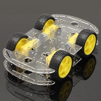 Geekcreit® 4WD Smart Roboter Auto Chassis Kits mit starken Magneto Speed ??Encoder für Arduino 51