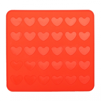 Herz Macaron Backen Form Silikon Matte Blätterteig Muffin Tray