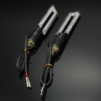 15 SMD Led Motorrad Hohlstreifen Blinker Amber Light 