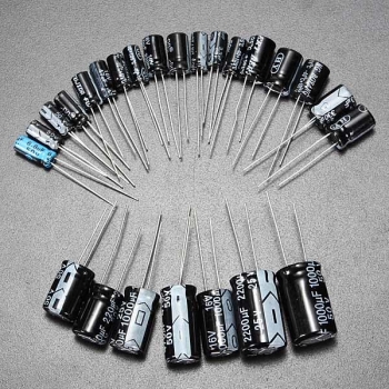 Geekcreit® 1uF-2200uF 125pcs 25 Werte Elektrolytkondensatoren Verschiedenes Satz Set