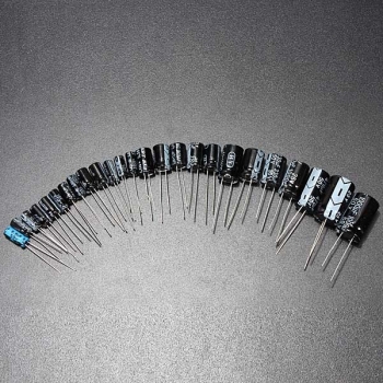 Geekcreit® 1uF-2200uF 125pcs 25 Werte Elektrolytkondensatoren Verschiedenes Satz Set