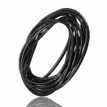 5M Spiral Wire-Wrap-Schlauch verwalten Kabel für PC-Computer Home-Kabel 6-60mm
