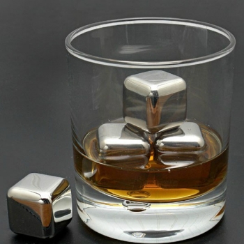 1pcs Edelstahl Whisky Steine ??Cube Glacier Whiskey Rocks