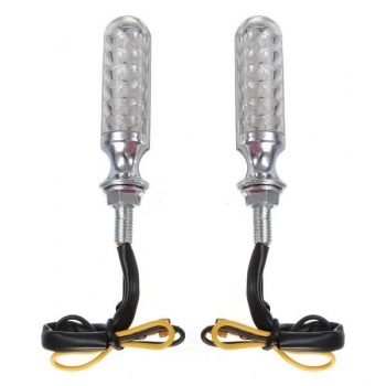 12 LED Motorrad Blinker Leuchtet Indicators Blinker Bernstein Bulbs 
