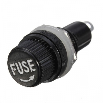 10A 15A Sicherung Fall Halter Chassis Plattenmontage für 5 x 20 mm Glasrohr