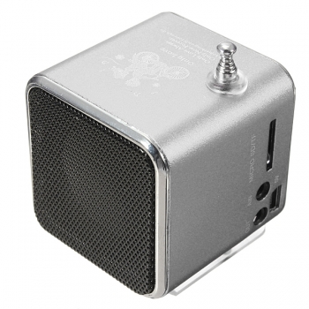 TD-V26 Transparent Micro-Mini lautsprecher mit FM Radio SD / TF
