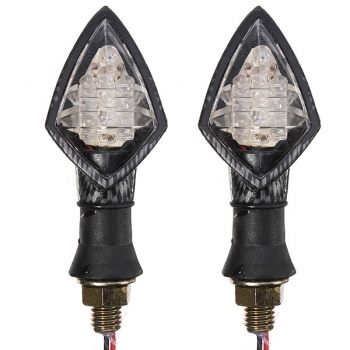 Motorrad-Motorrad-Blinker-Blinker-Lampe Carbon