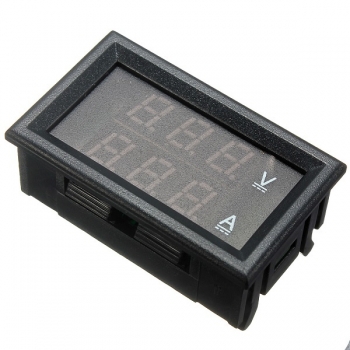 LED blaues rotes Doppeldigitalvoltmeteramperemetertafelnvolt misst Meter