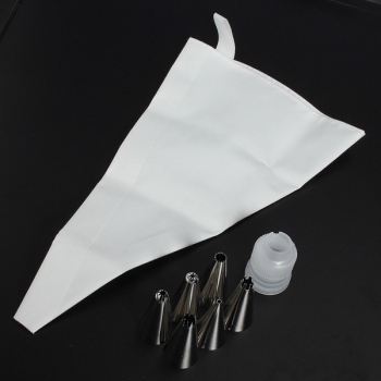 6pcs Nozzle Cake Decorating Set Spritzbeutel Set Piping Bag Set Koppler