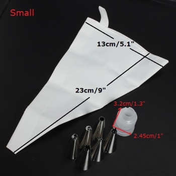 6pcs Nozzle Cake Decorating Set Spritzbeutel Set Piping Bag Set Koppler