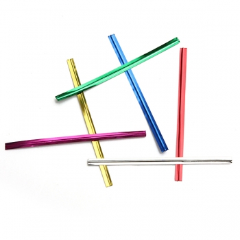 800pcs Metallic Twist Tie Draht für Pack Süßigkeits Lutscher Kuchen Cello Bag