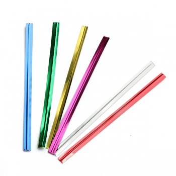 800pcs Metallic Twist Tie Draht für Pack Süßigkeits Lutscher Kuchen Cello Bag