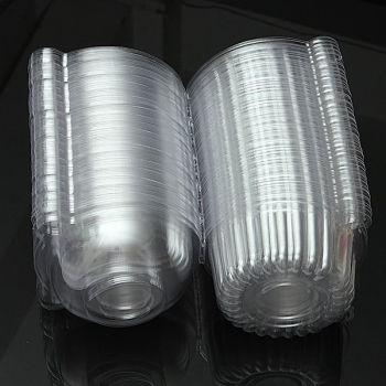 100Pcs runder kleiner Kuchen-Muffin-Plätzchen-Nahrungsmittelkasten-Halter-Behälter-Küche-Werkzeuge