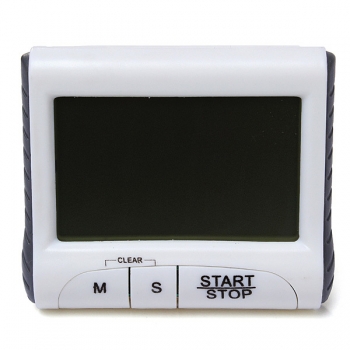 LCD Digital Kitchen Timer Count Down Up Clock lauter Alarm Schwarz Weiß