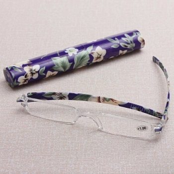 Rimless lesebrille presbyopic brille linse mehrere dioptrien zu fall