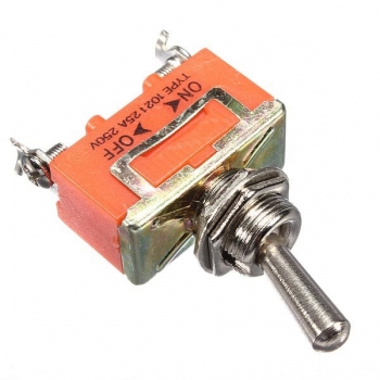 15A 250V 2 Pin Toggle ON-OFF Schalter- EP98 1021 Latching-Terminal