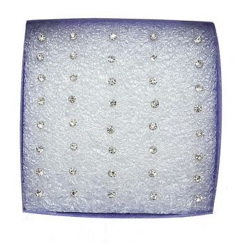 20 Paare netter Plastik Ohrringe Kristall Strass Ohrstecker Schmuck