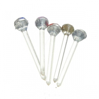 20 Paare netter Plastik Ohrringe Kristall Strass Ohrstecker Schmuck