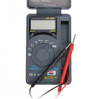 XB-866 LCD-Mini Auto Range AC / DC-Taschen-Digital-Multimeter